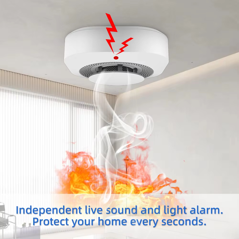 Smart Independent Smoke Detect - Smoke Detector Interconnected ulasan dan harga