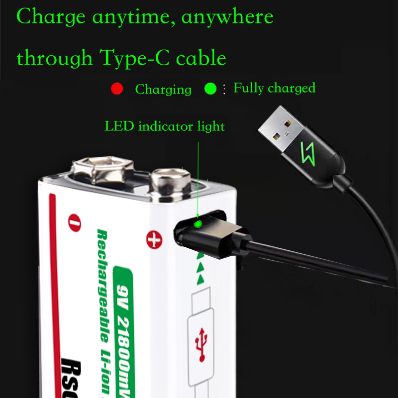 USB-C Rechargable 9V Lithium i - Smoke Detector Interconnected ulasan dan harga