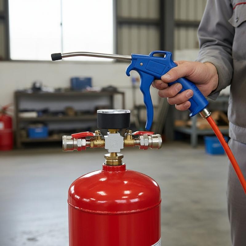 Portable Mobile Air Compressor - Fire Extinguisher Small ulasan dan harga