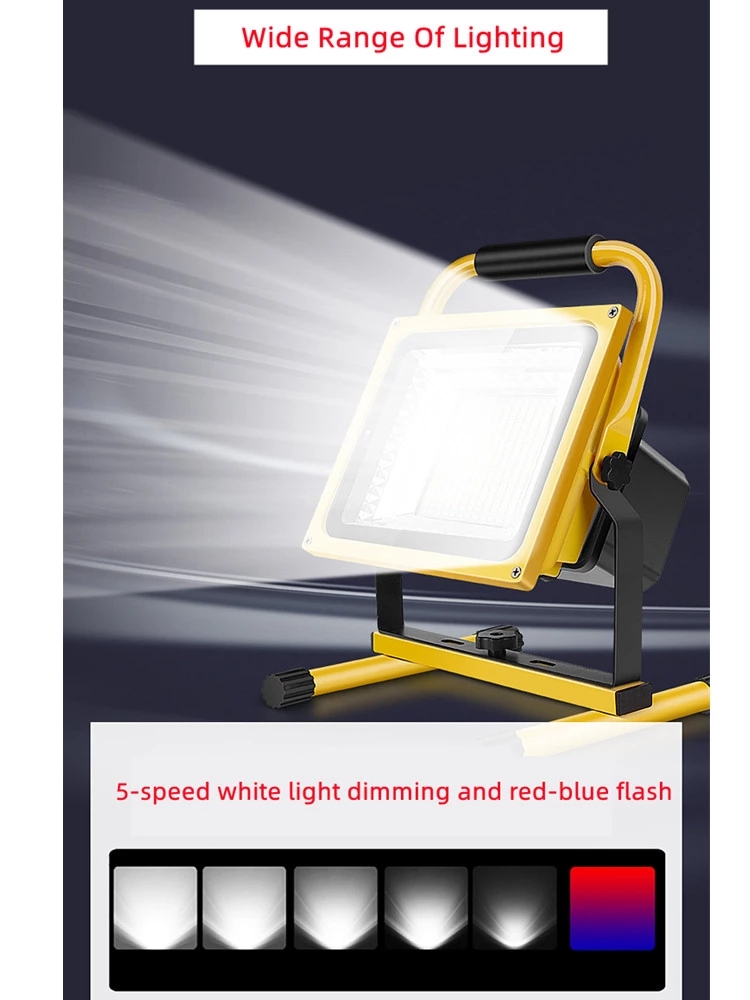 LED Strong Charging Floodlight - Power Outage Light ulasan dan harga