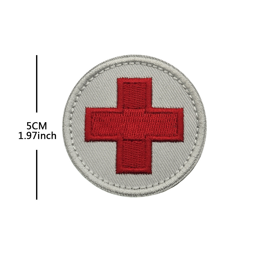 First Aid Red Cross Round Patc - First Aid Bag Kit ulasan dan harga