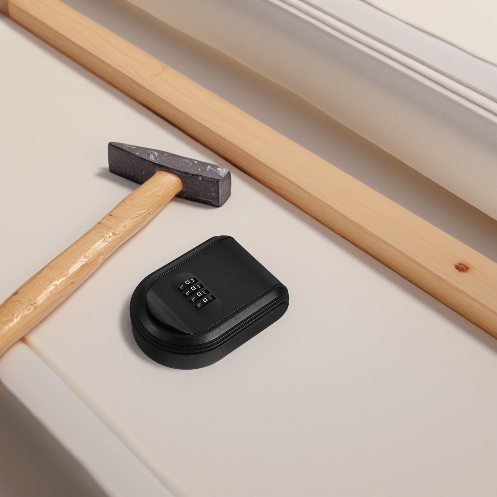 Wall Mounted Key Lock Box Blac - Lockbox Key Secure ulasan dan harga