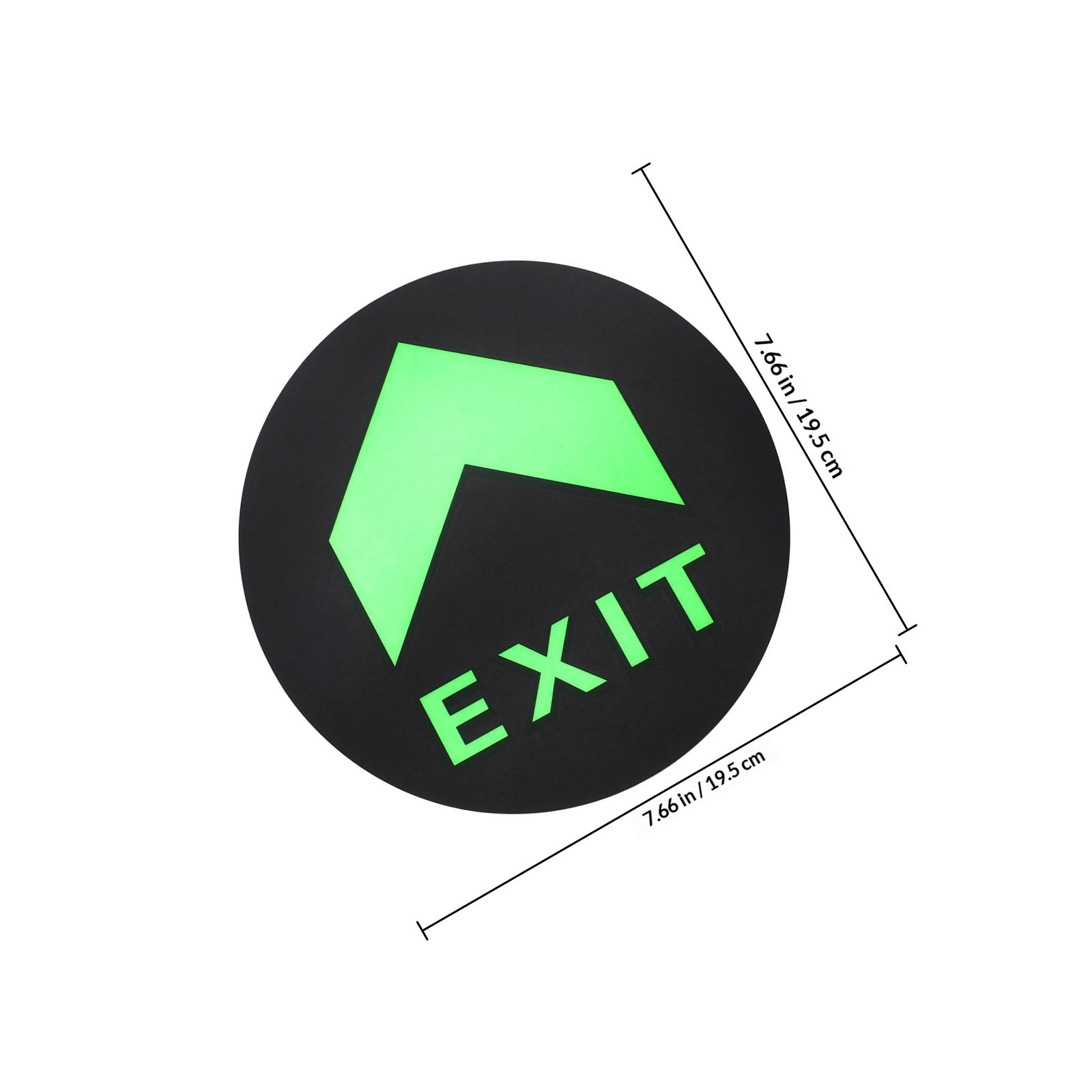 5Pcs Night Luminous Exit Sign  - Emergency Exit Sign ulasan dan harga
