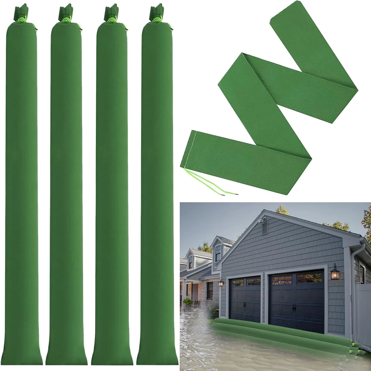 2Pcs Sand Bags Thickened Long  - Flood Barrier Bag ulasan dan harga