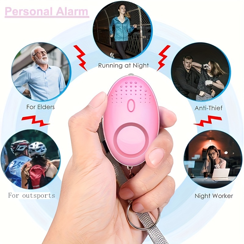 130dB Personal Safety Alarm wi - Personal Alarm Keychain ulasan dan harga
