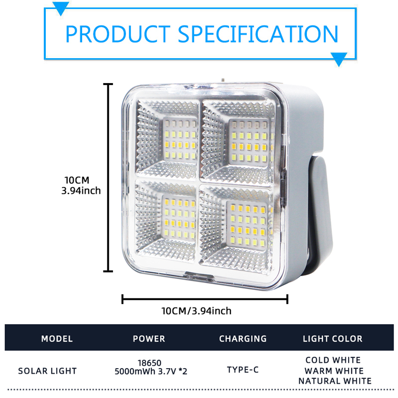 Rechargeable LED Solar Street  - Power Outage Light ulasan dan harga