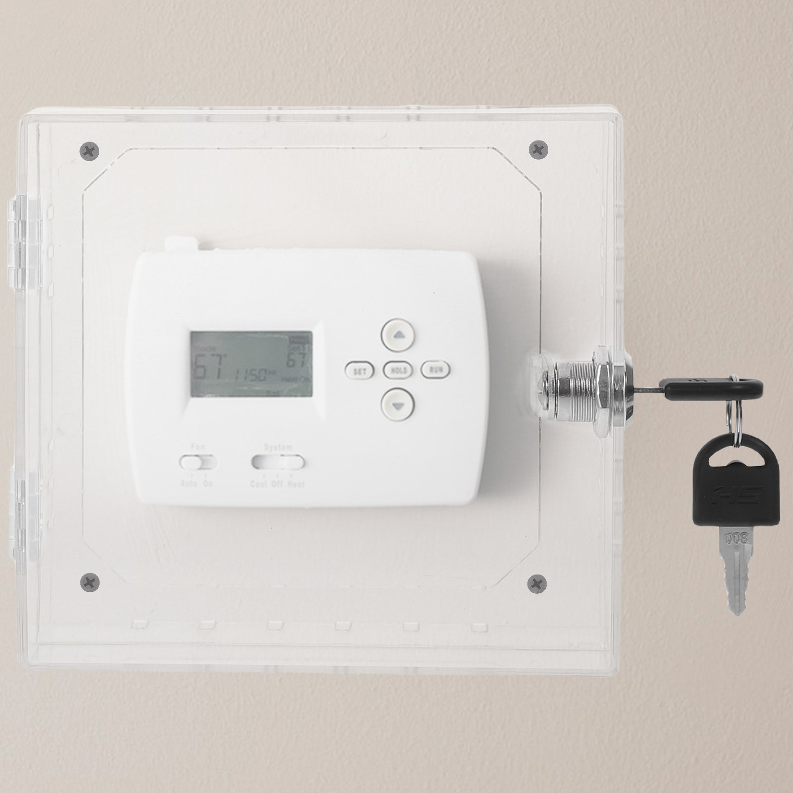 Lock Key Acrylic Thermostat Lo - Lockbox Key Secure ulasan dan harga