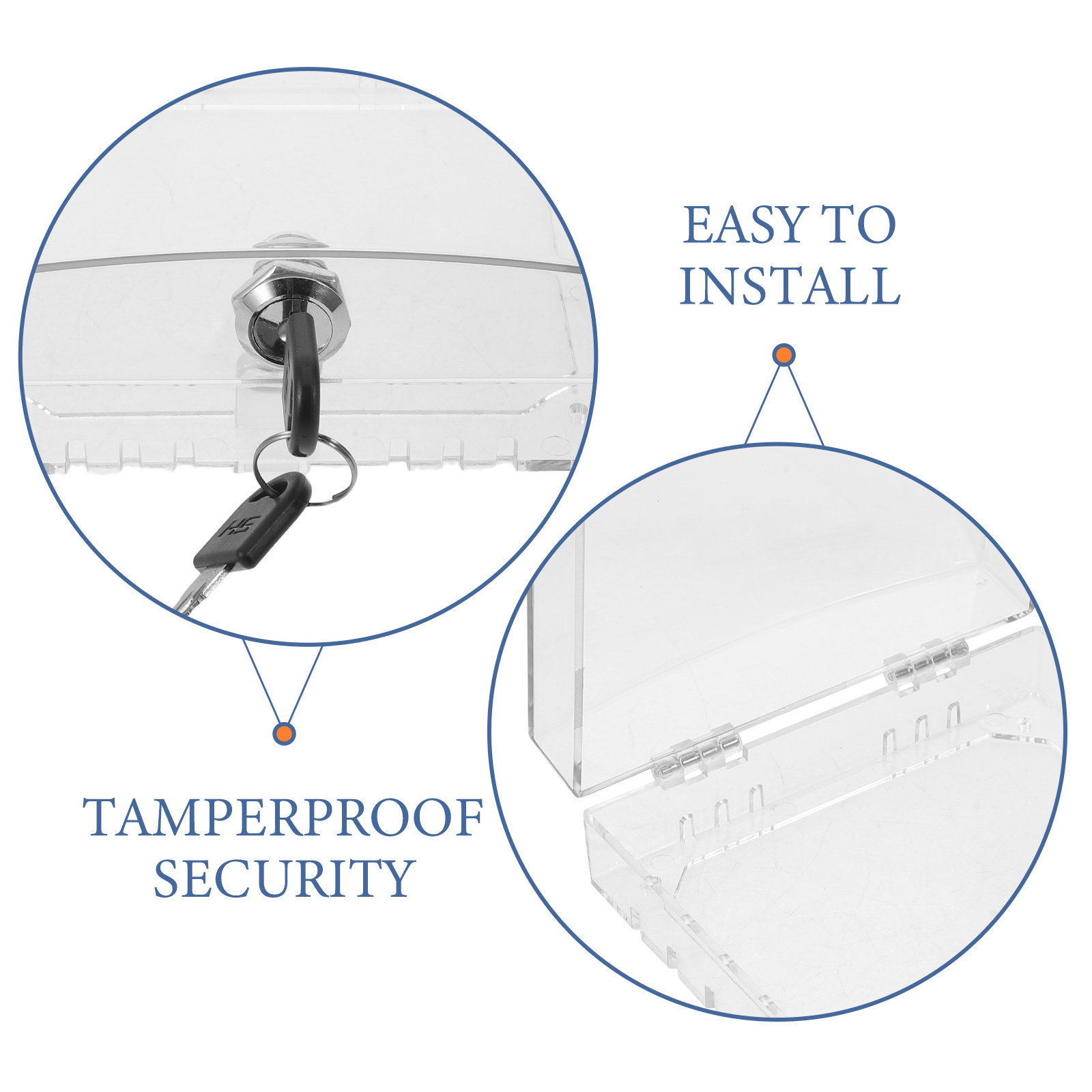 Lock Key Acrylic Thermostat Lo - Lockbox Key Secure ulasan dan harga