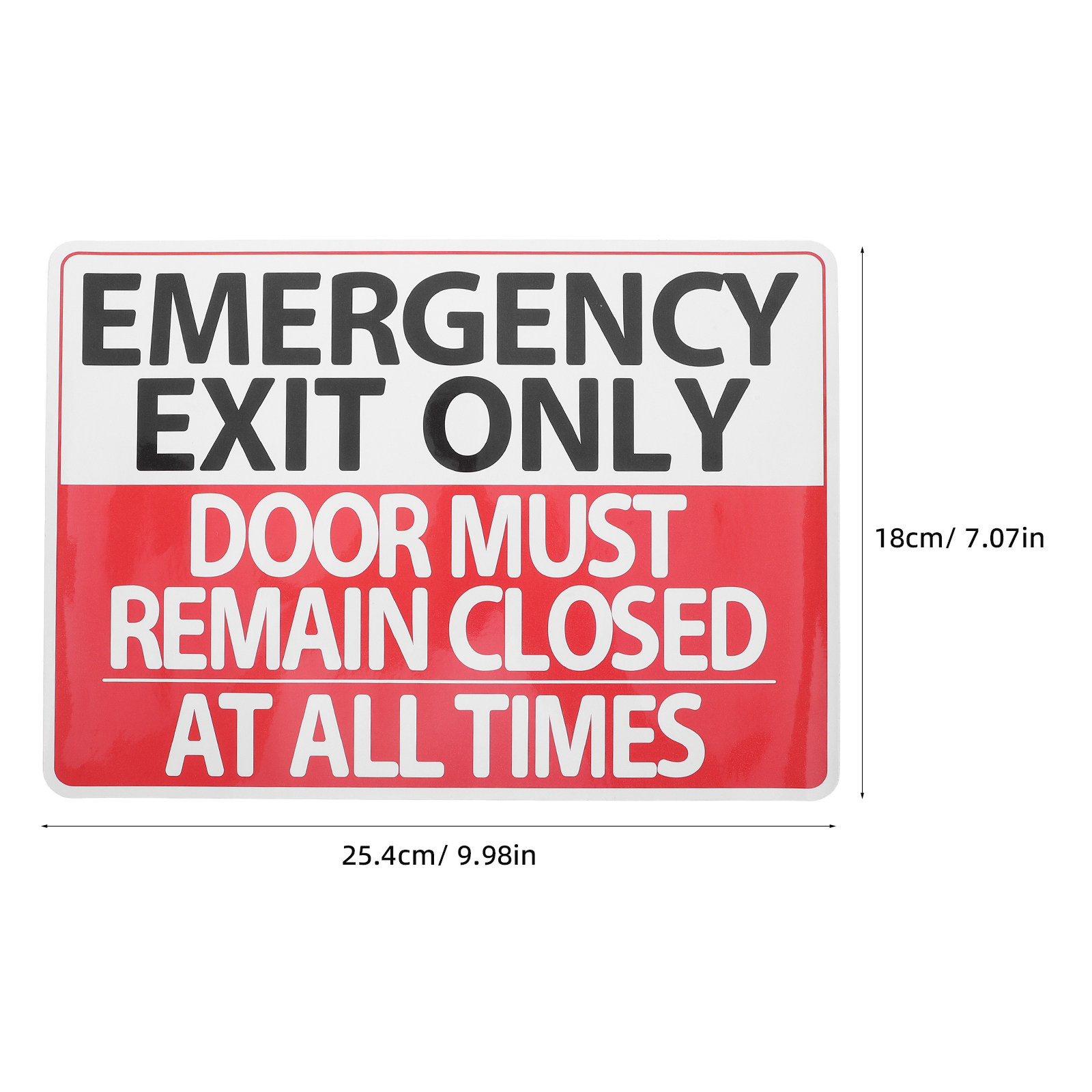 4Pcs Emergency Exit Sign Stick - Emergency Exit Sign ulasan dan harga