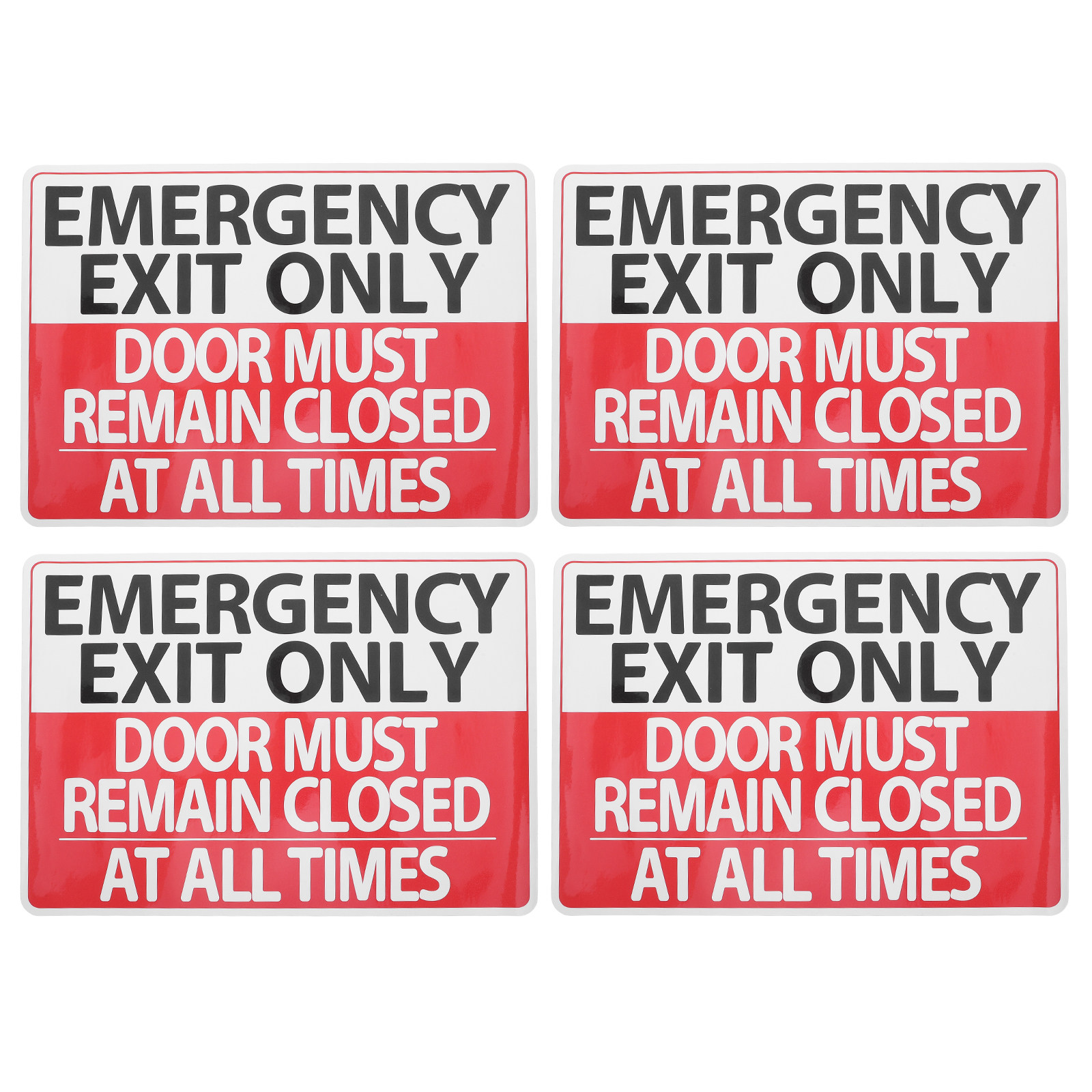 4Pcs Emergency Exit Sign Stick - Emergency Exit Sign ulasan dan harga