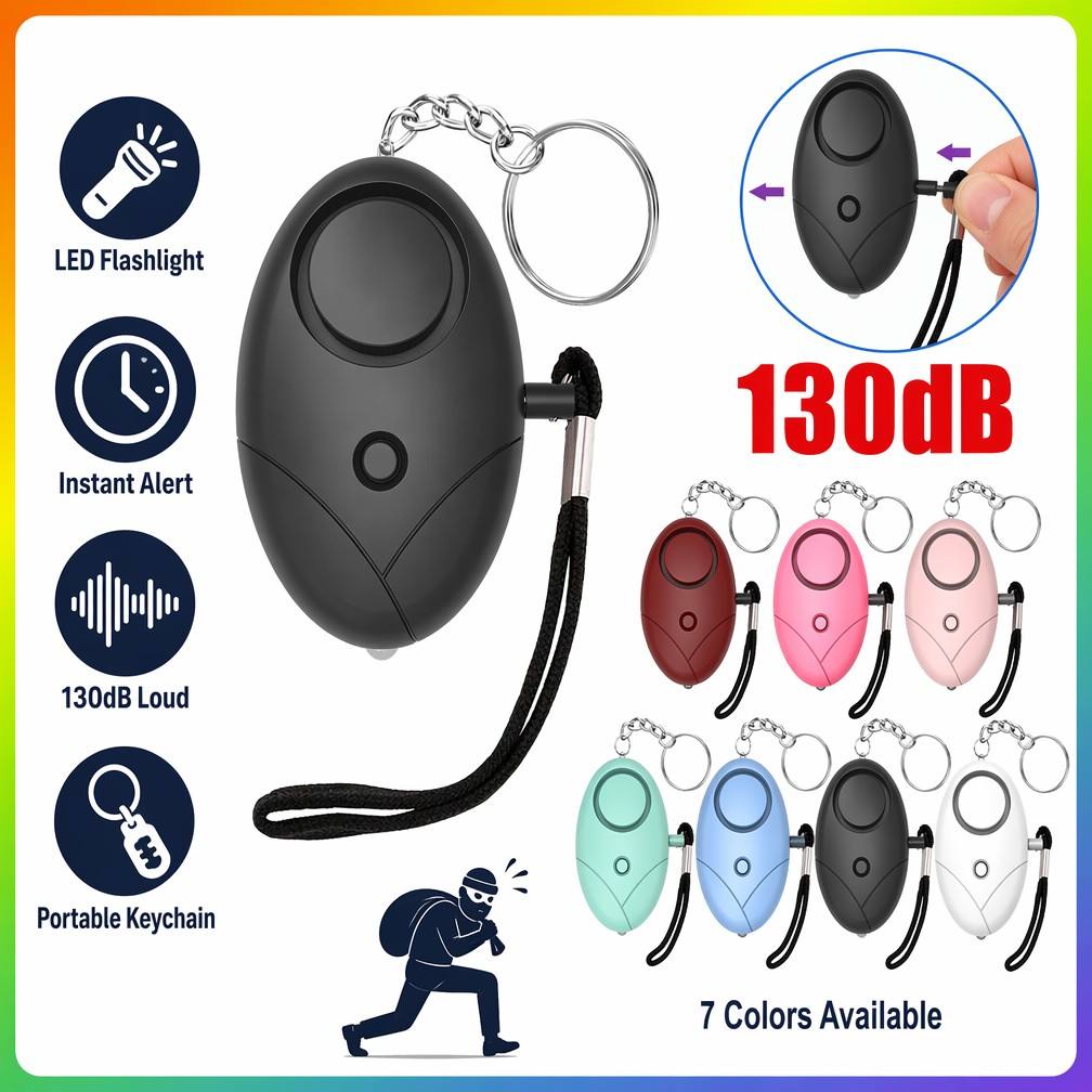130db Personal Safety Alarm Ke - Personal Alarm Keychain ulasan dan harga