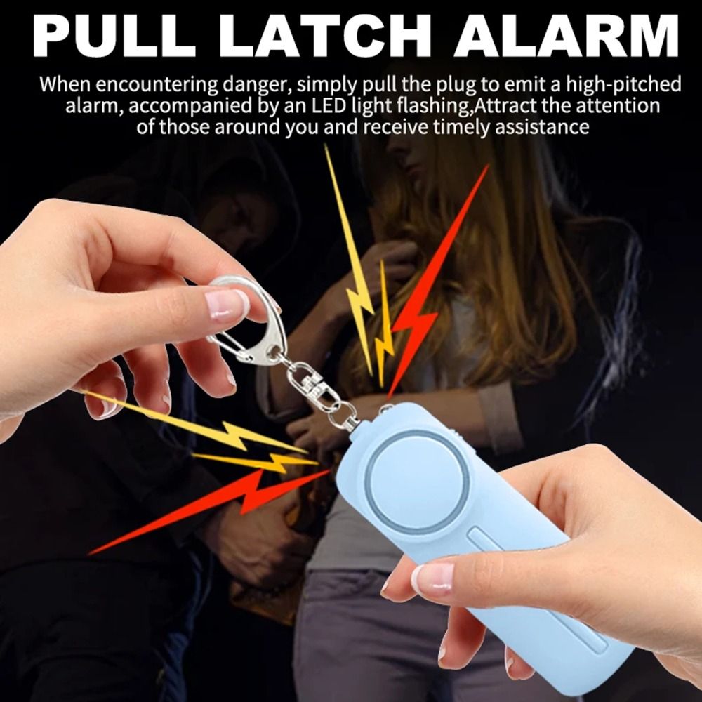 130dB Loud Personal Security A - Personal Alarm Keychain ulasan dan harga