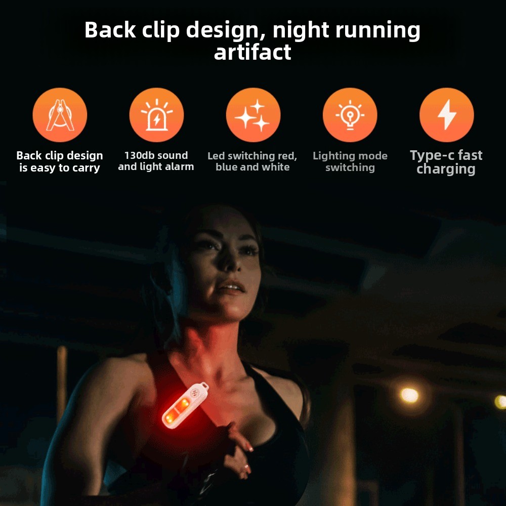 130dB Night Running Safety War - Personal Alarm Keychain ulasan dan harga